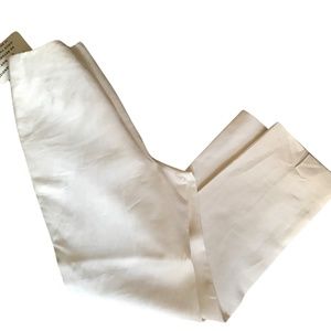 Ellen Tracy white linen slacks